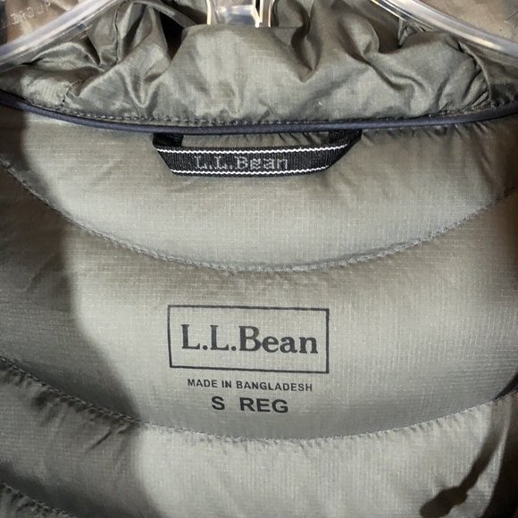 L.L. Bean Ultralight 850 Fill Downtek Quilted Puffer Hooded Jacket Womens Size S - Picture 5 of 12